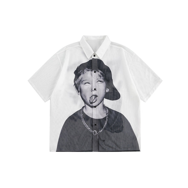 Playera Creativa de Manga Corta Unisex