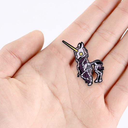 Pin Esmaltado Unicornio Esqueleto - Broche de Moda y Decoración - Image 8