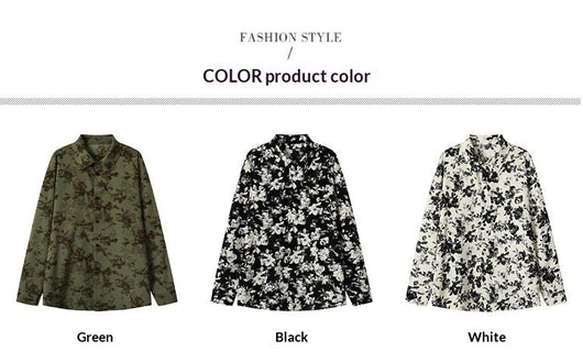 Camisa Manga Larga Ice Silk Estampada para Hombre - Image 10