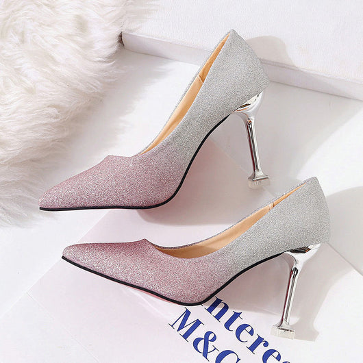 Tacones Stiletto Puntiagudos con Degradado Sexy - Image 7