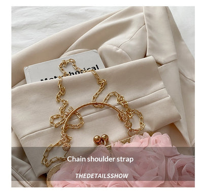 Bolso Elegante para Mujer con Patrón de Rosas y Detalle de Cadena - Image 11
