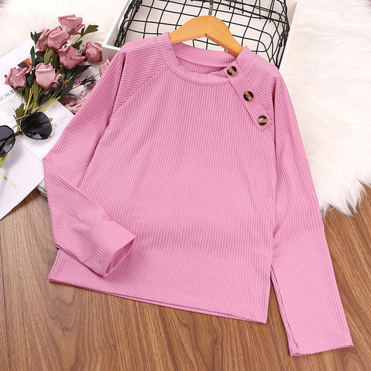 Conjunto de Camisa Manga Larga y Shorts de Algodón Negro - Image 2