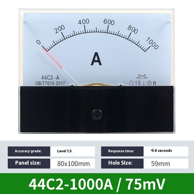 Amperímetro DC Analógico 44C2 - Medidor de Corriente de Precisión - Image 36