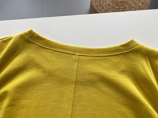 Camisetas Plisadas con Mangas Cortas para Mujer - Image 28