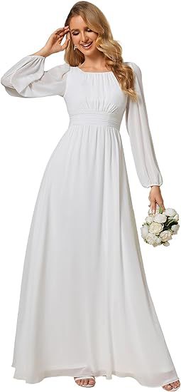 Vestido de Noche Largo en Gasa Elegante para Mujer - Image 32