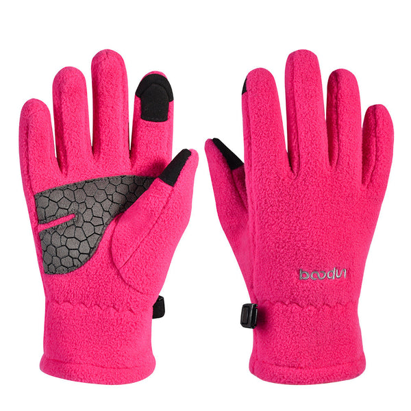 Guantes Impermeables Resistentes al Frío con Pantalla Táctil para Niños y Niñas