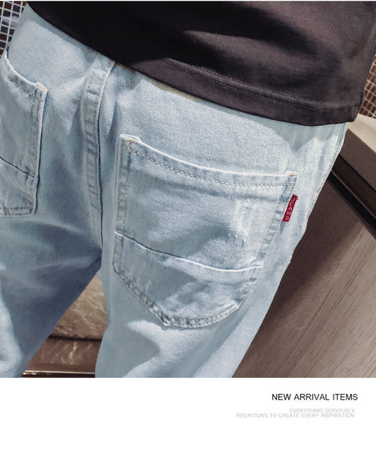 Pantalones Rotos Estilo Beggar para Primavera y Otoño - Image 7