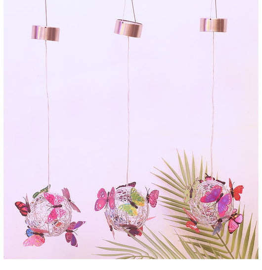 Lámpara Solar Colgante Decorativa con Mariposas Iluminadas - Image 18