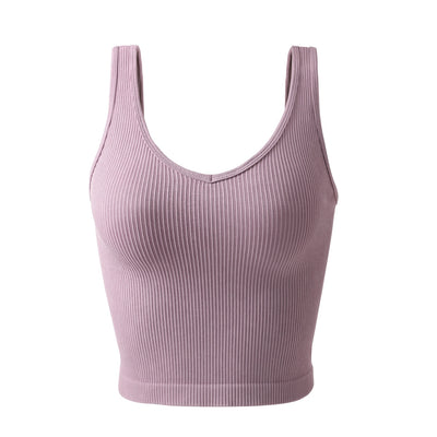 Top Deportivo sin Costuras Transpirable para Yoga Mujer - Image 3
