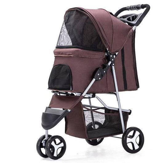 Carrito Plegable para Mascotas - Cómodo y Portátil para Perros y Gatos - Image 4
