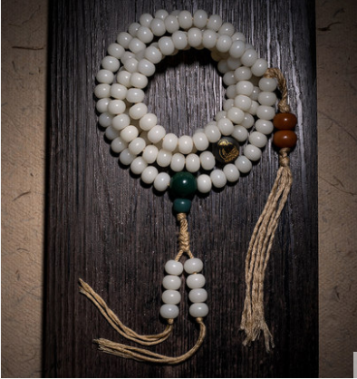 Pulsera Rosario de Jade Blanco para Hombre y Mujer - Image 7