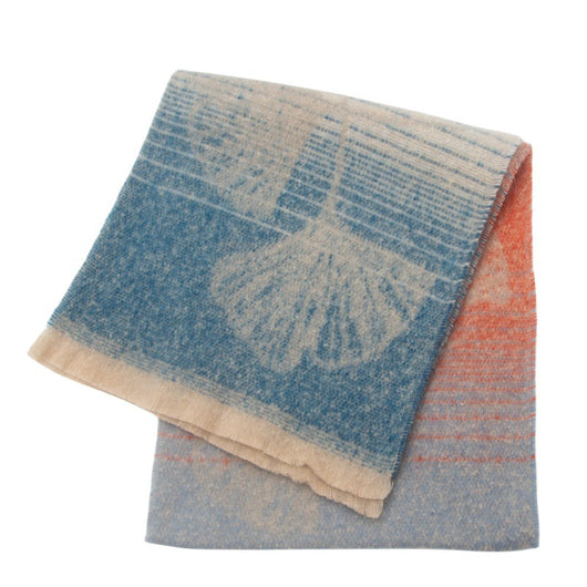 Bufanda Estilo Europeo Jacquard Hoja de Ginkgo - Image 17