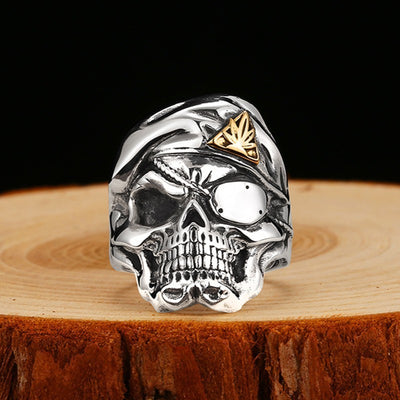 Anillo de Calavera Hip Hop Punk Plata 925 Estilo Personalidad - Image 10