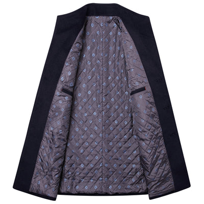 Abrigo de Lana para Hombre Cuello Alto Clásico - Image 3