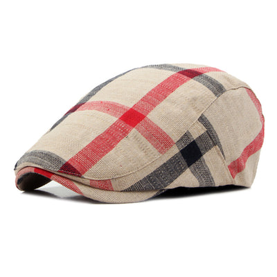 Gorra Clásica a Cuadros Estilo Británico para Hombre - Image 4
