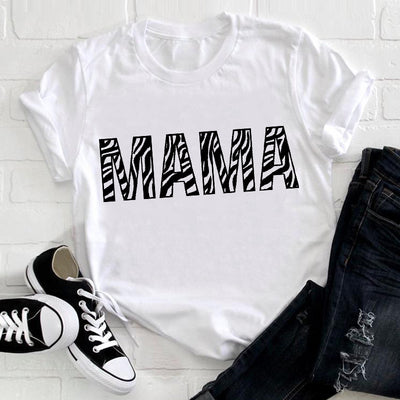 Playera Blanca Estampada Familia Verano para Cuatro - Image 3