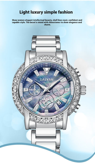 Reloj de Lujo Versátil para Mujer - Resistente al Agua con Diamantes - Image 19
