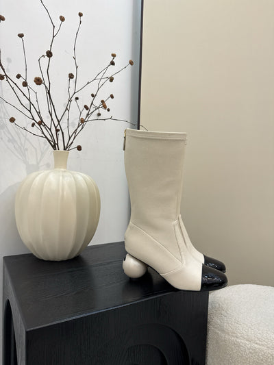 Botas Clásicas de Tacón Grueso para Otoño e Invierno - Image 7