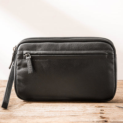Cartera de Cuero para Hombre - Clutch Casual Elegante