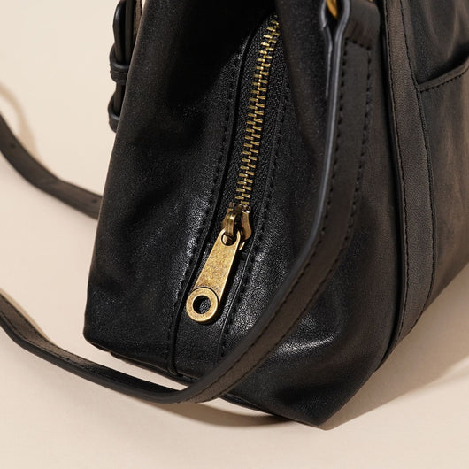Bolso de Cuero Genuino Capacidad Grande - Bolsa Casual para Hombro - Image 17