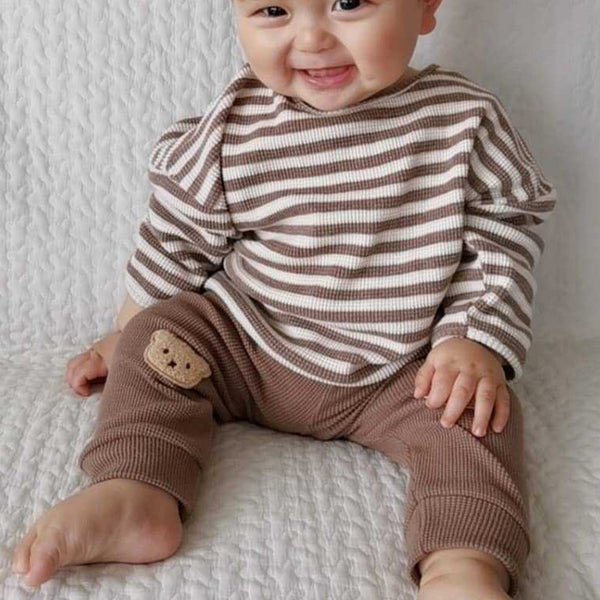 Blusa Rayada Suave y Cómoda para Bebés