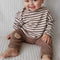 Blusa Rayada Suave y Cómoda para Bebés
