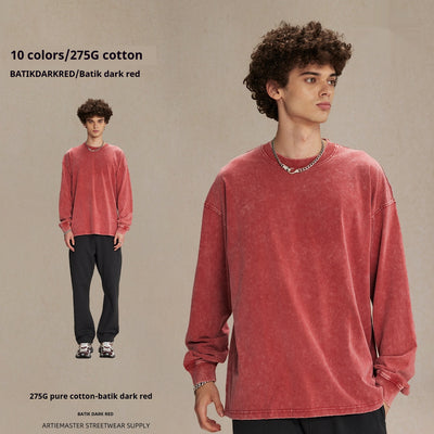Camiseta de Algodón Suelta Casual Cuello Redondo - Image 10