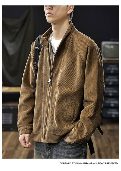 Chaqueta de Pana Vintage para Hombre - Manga Larga - Image 11