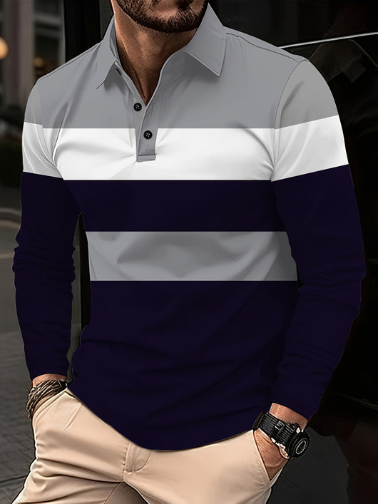 Camisa Casual Slim Fit con Estampado 3D y Cuello Solapa - Image 14