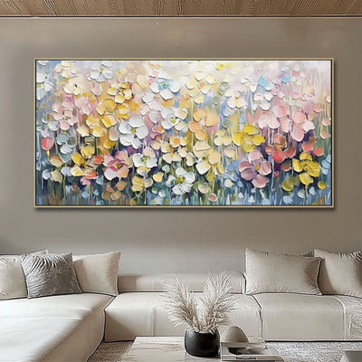 Cuadro Abstracto Moderno al Óleo sobre Lienzo - Arte Texturizado Hecho a Mano
