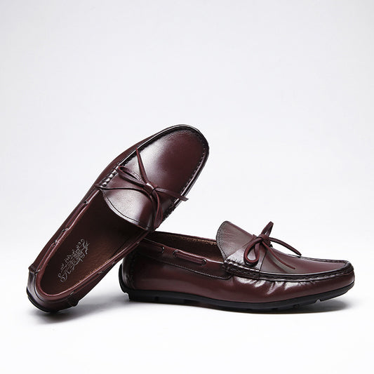 Zapatos Casuales de Cuero Estilo Coreano para Hombre - Image 2