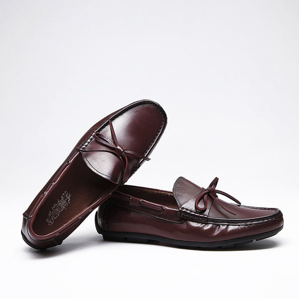 Zapatos Casuales de Cuero Estilo Coreano para Hombre