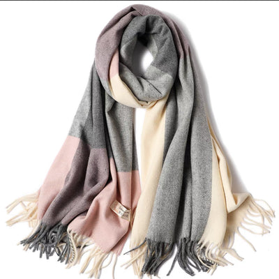 Bufanda de Lana Escocesa Gruesa Otoño-Invierno Unisex - Image 20