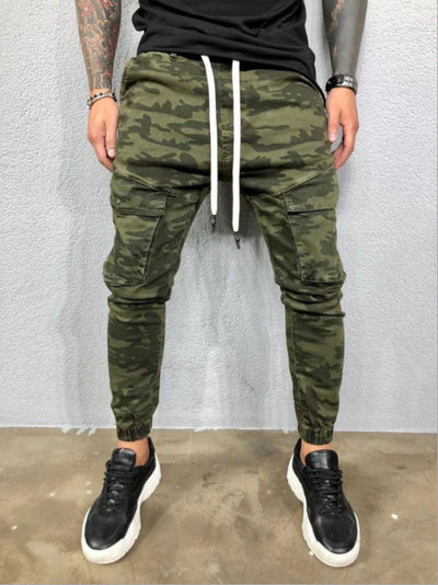 Jeans Micro-elásticos Camuflaje con Bolsillos - Estilo Explosivo Tendencia - Image 9
