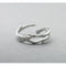 Ins Snow Cherry Blossom Ring Par de Anéis para Casal em Prata Esterlina Anel Masculino