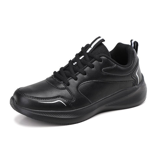Tenis Casual Impermeables de Cuero con Suela Suave para Mujer - Image 8