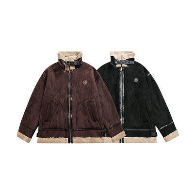 Chaqueta de Solapa en Cashmere, Lana de Cordero y Algodón Premium - Image 3