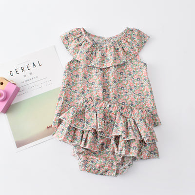 Conjunto de Dos Piezas para Niña con Mangas Abullonadas - Image 7