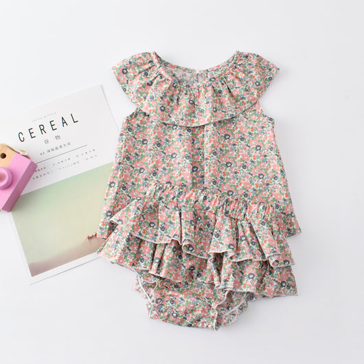 Conjunto de Dos Piezas para Niña con Mangas Abullonadas - Image 7