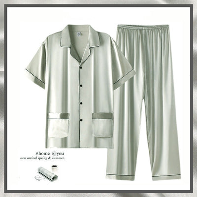 Pijama Corto Ligero para Hombre - Conjunto Cómodo de Verano - Image 3