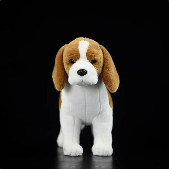 Muñeco Beagle Realista - Perro de Peluche Simulado