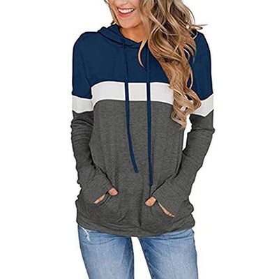 Sudadera Estampada con Capucha y Bolsillos para Mujer - Image 21