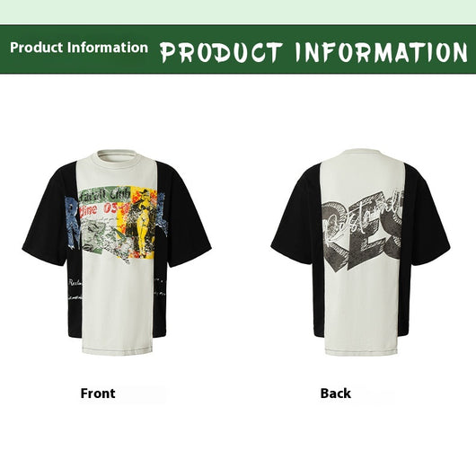 Camiseta Estampado Colage Deconstruido Verano Street - Image 11