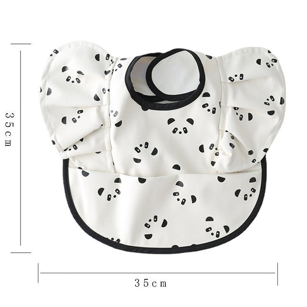 Babero Impermeable con Bolsillo Alas de Ángel para Bebé - Image 7