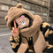 Teddy Bear Hat and Scarf Set for Baby - Thermal Protection and Adorable Style