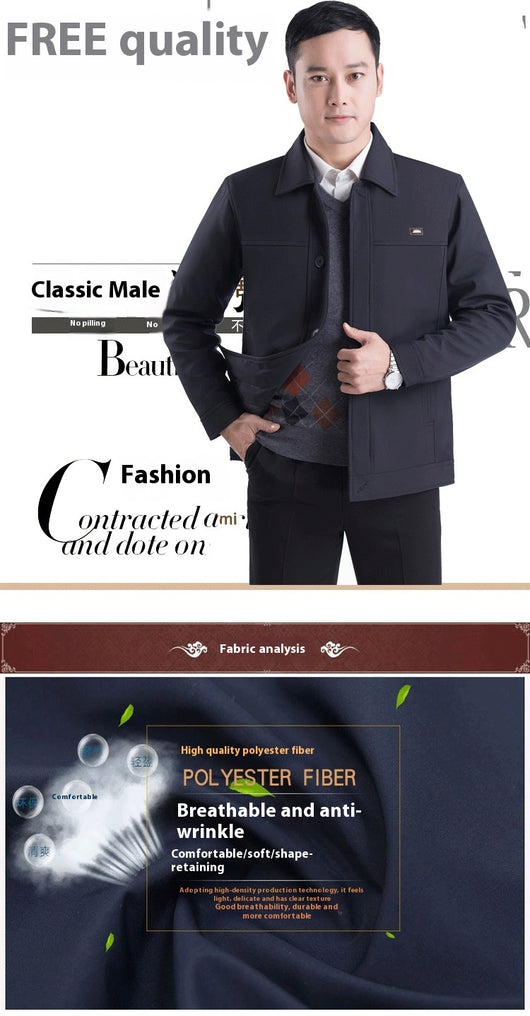Chaqueta Casual de Otoño para Hombre Maduro - Image 22