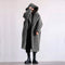 Abrigo de Piel Sintética Casual para Otoño e Invierno - Largo Medio para Mujer