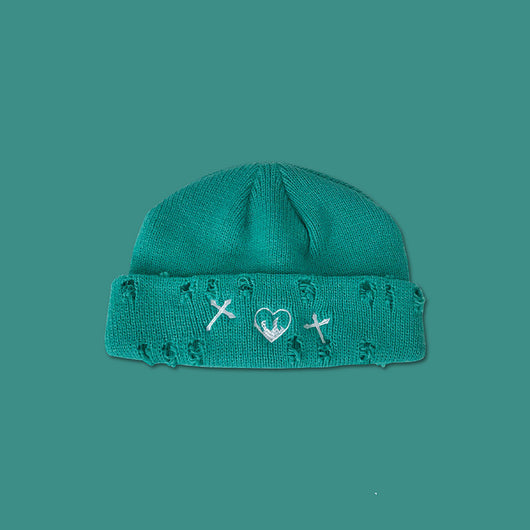 Gorro de Lana con Bordado Calado Versátil para Mujer - Image 8