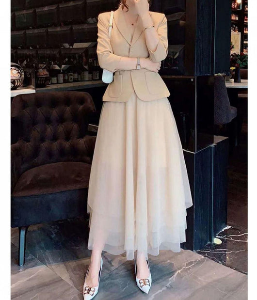 Vestido Ajustado Elegante de Dos Piezas - Image 17