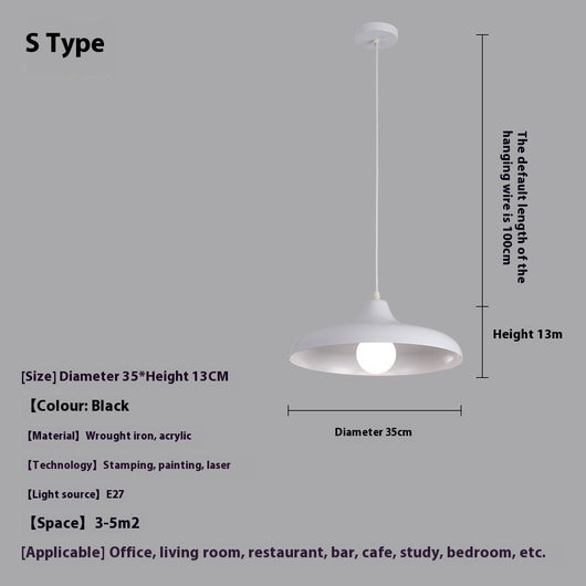 Lámpara Colgante Minimalista de Diseño Moderno para Restaurante y Bar - Image 21